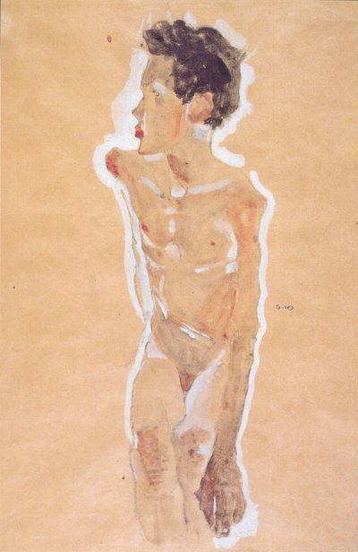 Boy Nude by Egon Schiele